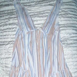 Victoria + Sophie Boutique Plunge Flowy Dress